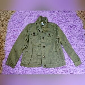 Carter's Olive Green Kid's Jacket | Size 8 100% Cotton